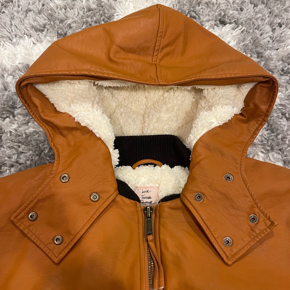 Free People Vegan Leather Jacket - Picture 7 of 7